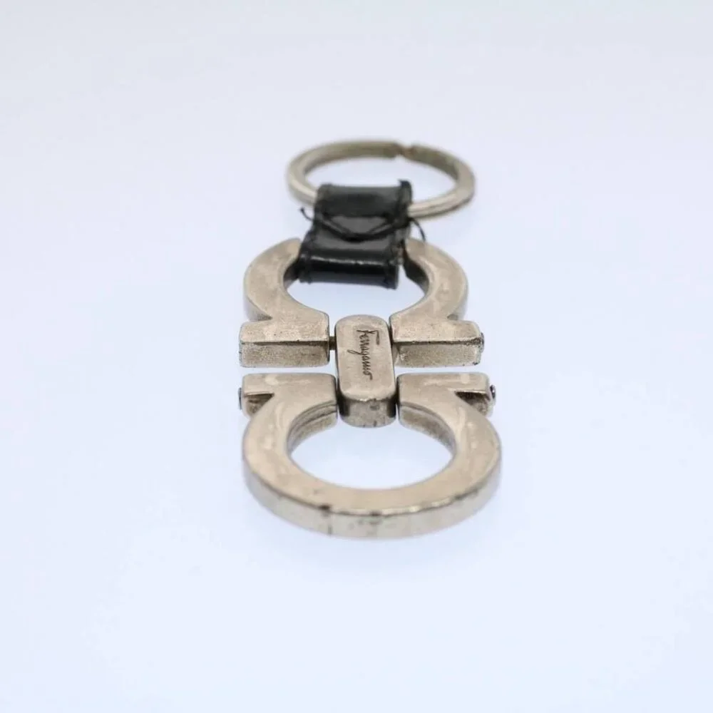 Salvatore Ferragamo Gancini Charm metal Silver